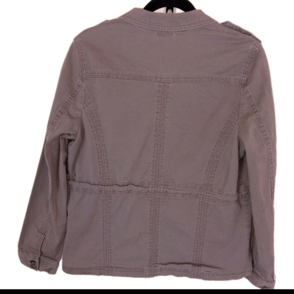 Express Taupe Cotton/Spandex Jacket Medium - Picture 3 of 13